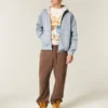 Sudadera con capucha, forro térmico y cremallera Sudadera con capucha, forro térmico y cremallera