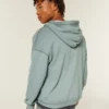 Sudadera con capucha, forro térmico y cremallera Sudadera con capucha, forro térmico y cremallera
