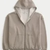 Sudadera con capucha, forro térmico y cremallera Sudadera con capucha, forro térmico y cremallera