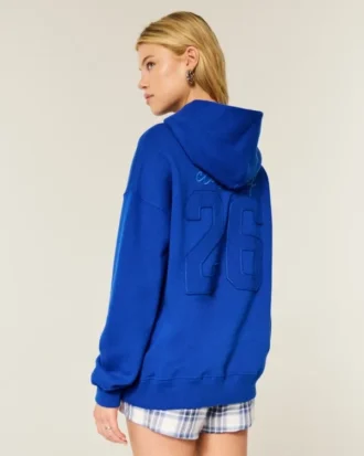 Sudadera con capucha oversize con gráfico «Class of ’26»