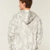Sudadera con capucha y cremallera Boxy Camo Sudadera con capucha y cremallera Boxy Camo