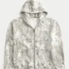 Sudadera con capucha y cremallera Boxy Camo Sudadera con capucha y cremallera Boxy Camo