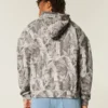 Sudadera con capucha y cremallera Boxy Camo Sudadera con capucha y cremallera Boxy Camo