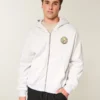 Sudadera con capucha y cremallera Boxy Club América Las Águilas Graphic Sudadera con capucha y cremallera Boxy Club América Las Águilas Graphic