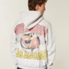 Sudadera con capucha y cremallera Boxy Club América Las Águilas Graphic Sudadera con capucha y cremallera Boxy Club América Las Águilas Graphic
