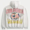 Sudadera con capucha y cremallera Boxy Club América Las Águilas Graphic Sudadera con capucha y cremallera Boxy Club América Las Águilas Graphic