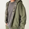Sudadera con capucha y cremallera con forro de sherpa Hollister x Crocs Sudadera con capucha y cremallera con forro de sherpa Hollister x Crocs