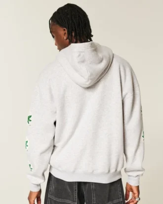 Sudadera con capucha y cremallera con gráfico de los Buckeyes de la Universidad Estatal de Ohio Sudadera con capucha y cremallera con gráfico de los Buckeyes de la Universidad Estatal de Ohio