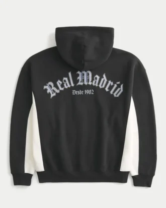 Sudadera con capucha y cremallera con gráfico del Real Madrid CF