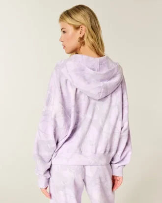 Sudadera con capucha y cremallera fácil de usar