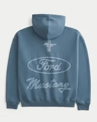 Sudadera con capucha y cremallera Ford Mustang con estampado Sudadera con capucha y cremallera Ford Mustang con estampado
