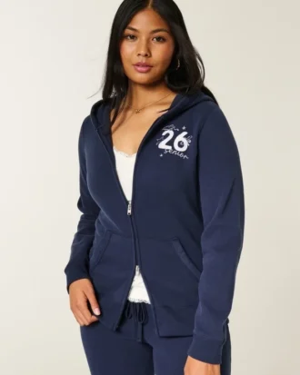 Sudadera con capucha y cremallera Senior ’26 Graphic