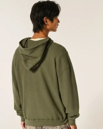 Sudadera con capucha y cremallera térmica