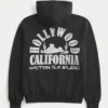 Sudadera con capucha y estampado Boxy Hollywood Sudadera con capucha y estampado Boxy Hollywood