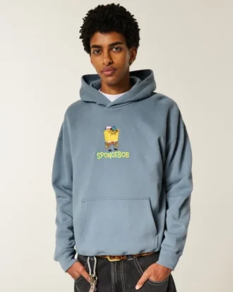 Sudadera con capucha y estampado cuadrado de Bob Esponja