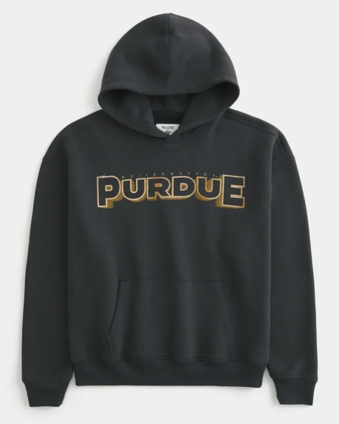 Sudadera con capucha y estampado de la Universidad de Purdue Sudadera con capucha y estampado de la Universidad de Purdue