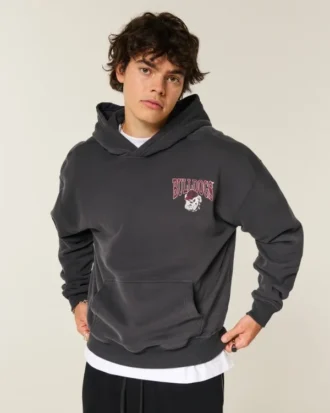 Sudadera con capucha y estampado de los Bulldogs de la Universidad de Georgia Sudadera con capucha y estampado de los Bulldogs de la Universidad de Georgia