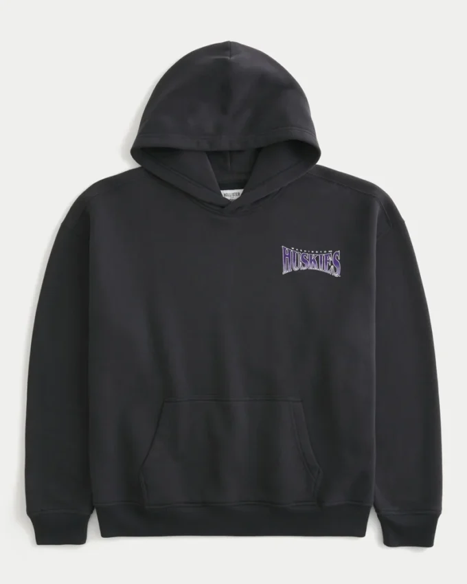 Sudadera con capucha y estampado de los Huskies de la Universidad de Washington Sudadera con capucha y estampado de los Huskies de la Universidad de Washington