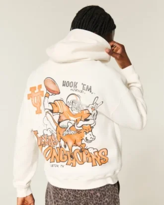 Sudadera con capucha y estampado de los Longhorns de la Universidad de Texas en Austin Sudadera con capucha y estampado de los Longhorns de la Universidad de Texas en Austin