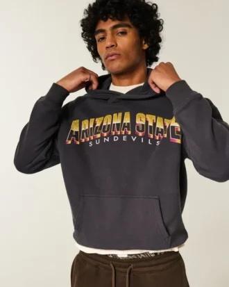 Sudadera con capucha y estampado de los Sun Devils de la Universidad Estatal de Arizona