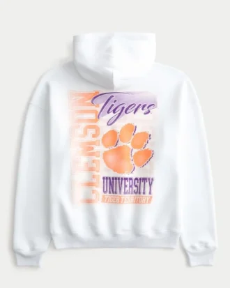 Sudadera con capucha y estampado de los Tigres de la Universidad de Clemson Sudadera con capucha y estampado de los Tigres de la Universidad de Clemson