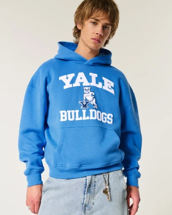 Sudadera con capucha y estampado de los Yale Bulldogs Sudadera con capucha y estampado de los Yale Bulldogs