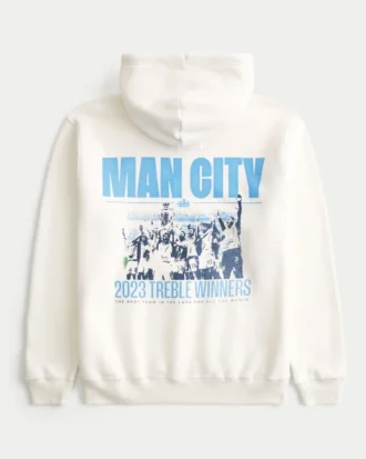 Sudadera con capucha y estampado del Manchester City