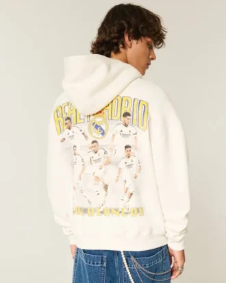 Sudadera con capucha y estampado del Real Madrid CF Sudadera con capucha y estampado del Real Madrid CF