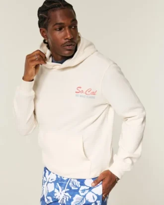 Sudadera con capucha y estampado surfero So Cal
