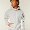Sudadera con capucha y logo cuadrado Sudadera con capucha y logo cuadrado