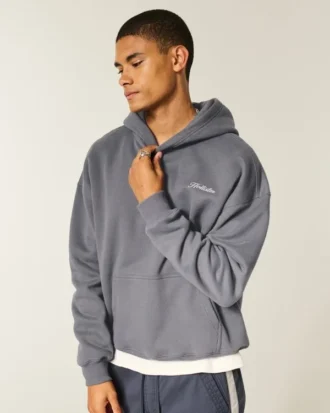 Sudadera con capucha y logo cuadrado Sudadera con capucha y logo cuadrado
