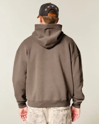Sudadera con capucha y logo cuadrado Sudadera con capucha y logo cuadrado