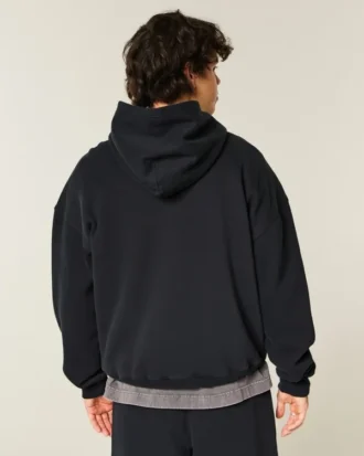 Sudadera con capucha y logo cuadrado