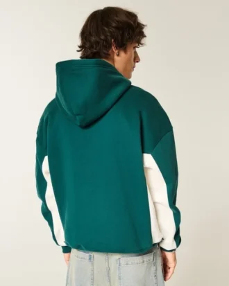 Sudadera con capucha y logo cuadrado