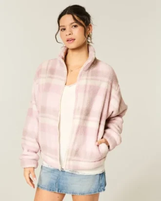 Sudadera con cremallera Sherpa de Gilly Hicks