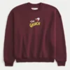 Sudadera con cuello redondo y estampado Boxy The Grinch Sudadera con cuello redondo y estampado Boxy The Grinch