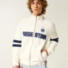 Sudadera con estampado de Argentina y media cremallera Sudadera con estampado de Argentina y media cremallera