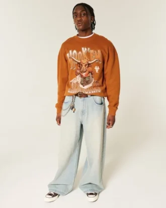 Sudadera con estampado de los Longhorns de la Universidad de Texas en Austin