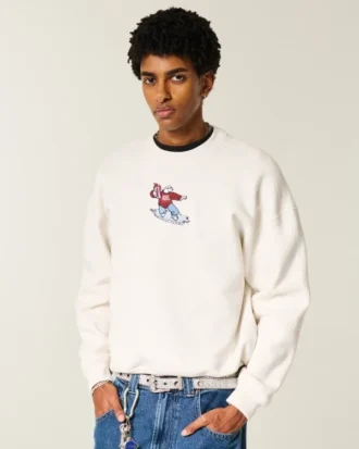 Sudadera con gráfico Boxy Icee
