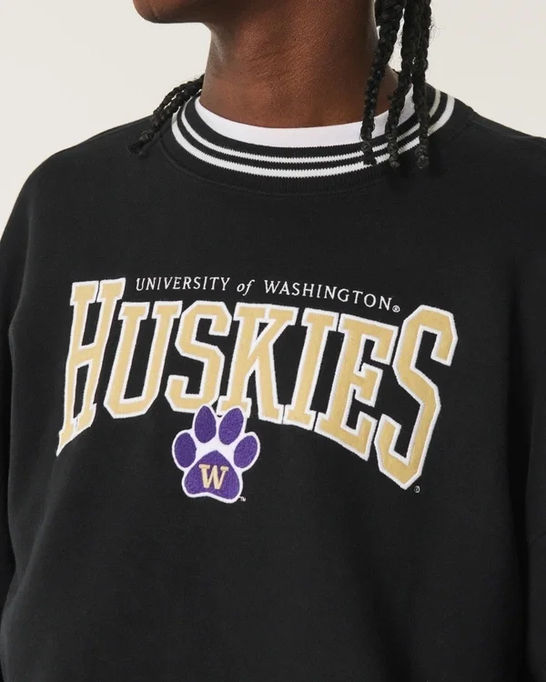 Sudadera con gráfico de los Huskies de la Universidad de Washington Sudadera con gráfico de los Huskies de la Universidad de Washington