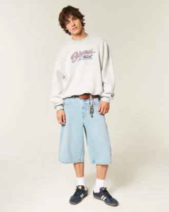 Sudadera holgada con estampado Bahamas Sudadera holgada con estampado Bahamas