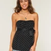 Top babydoll sin tirantes fácil de llevar Top babydoll sin tirantes fácil de llevar
