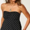 Top babydoll sin tirantes fácil de llevar Top babydoll sin tirantes fácil de llevar