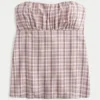 Top babydoll sin tirantes fácil de llevar Top babydoll sin tirantes fácil de llevar