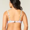 Top de bikini con aros y escote pronunciado para curvas Top de bikini con aros y escote pronunciado para curvas