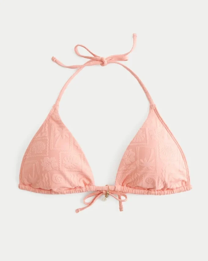 Top de bikini multivía Jacquard Top de bikini multivía Jacquard