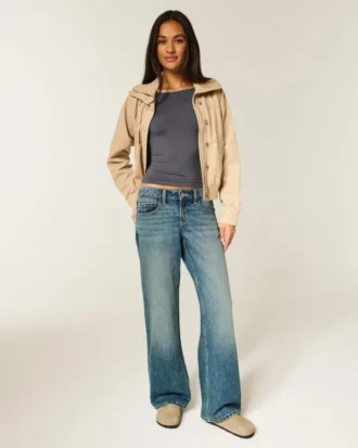 Top de manga larga sin costuras con cuello en V