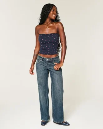 Top sin tirantes con cinturón ajustable