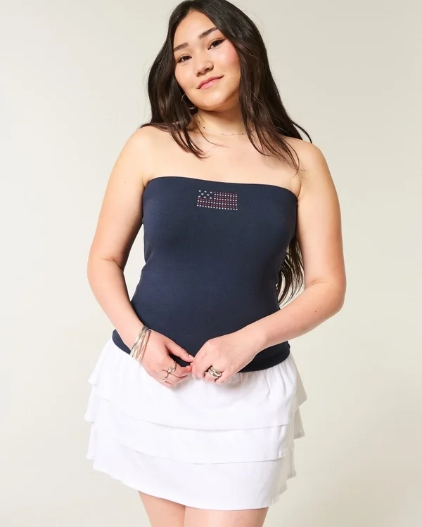 Top tubo con estampado Taylor Shine Top tubo con estampado Taylor Shine