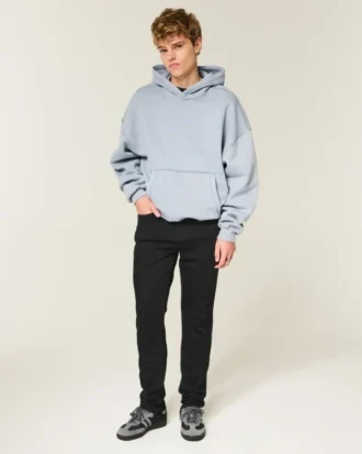 Vaqueros ajustados deportivos negros que no destiñen Vaqueros ajustados deportivos negros que no destiñen